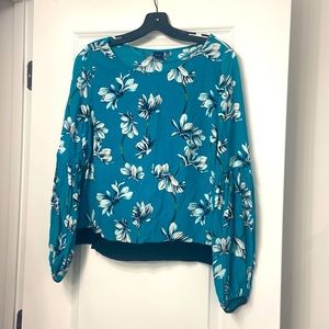 Spring greens and white flowers